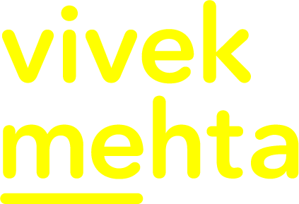 Vivek Mehta logo Light