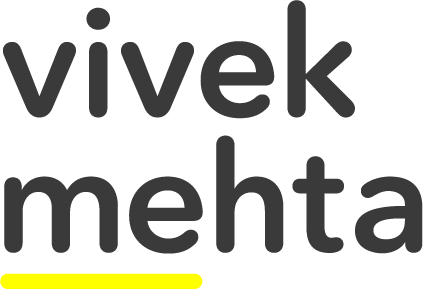 Vivek Mehta logo Dark